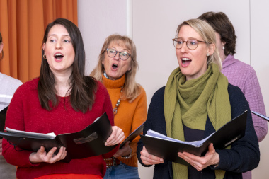 Chorprobe in St. Peter, Foto: Uwe Kiebel